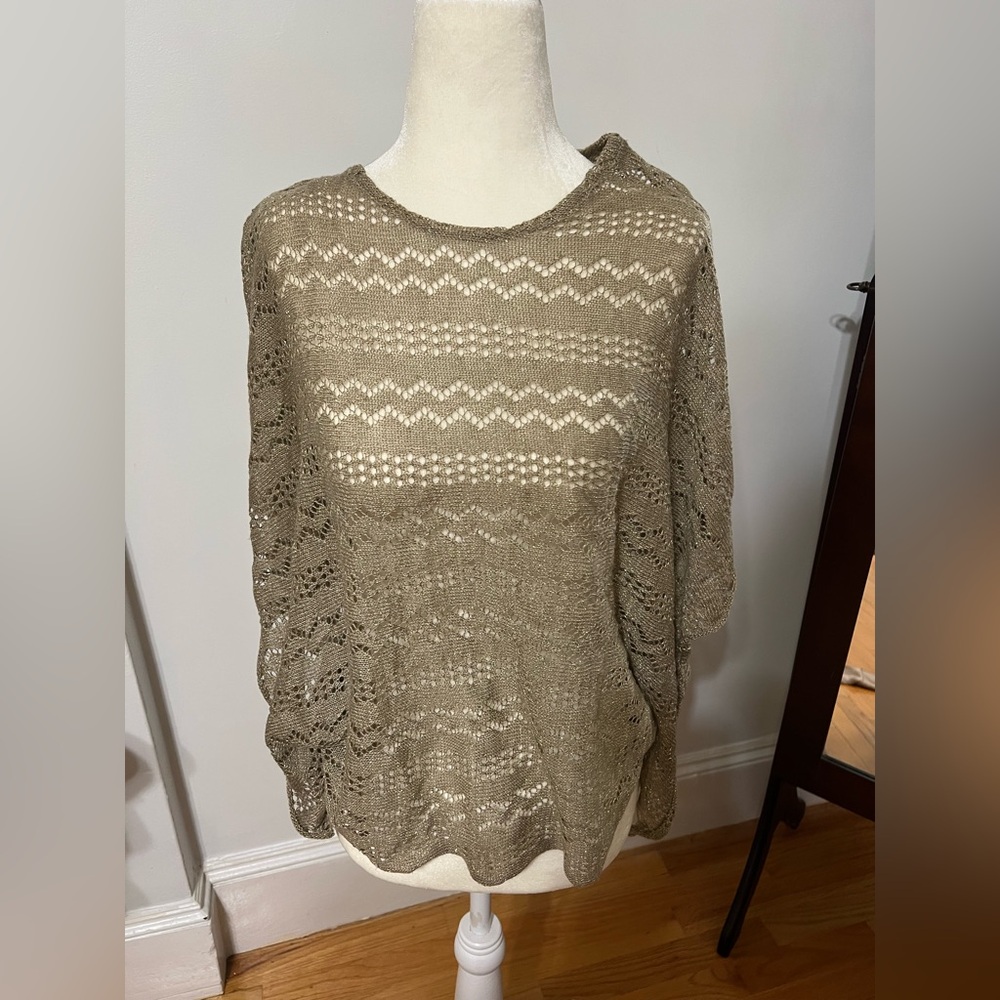 Women's Tan Knit Sweater